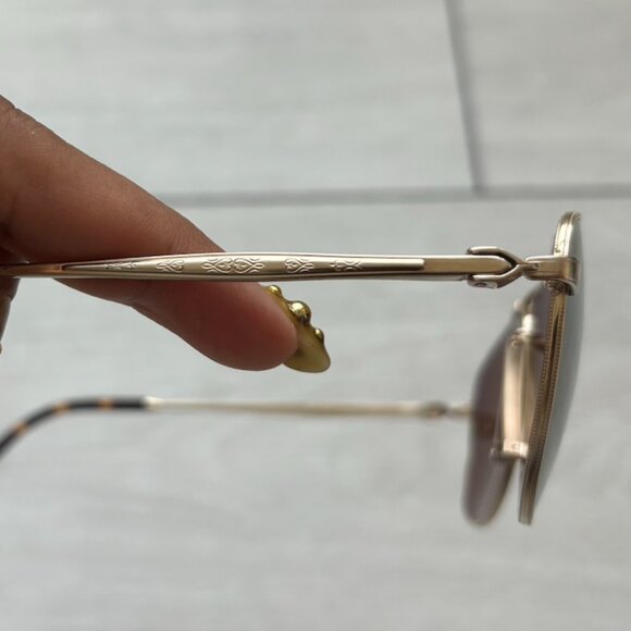 Matsuda Gold Aviator Sunglasses - Picture 2 of 14